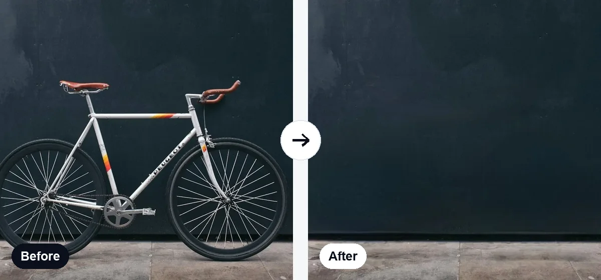 Object Remover example result